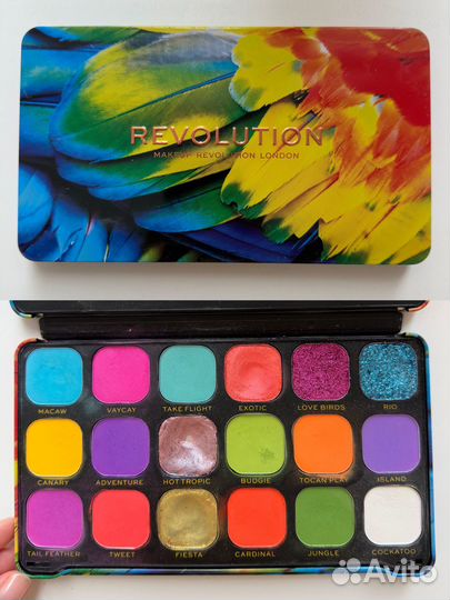 Палетка теней too faced