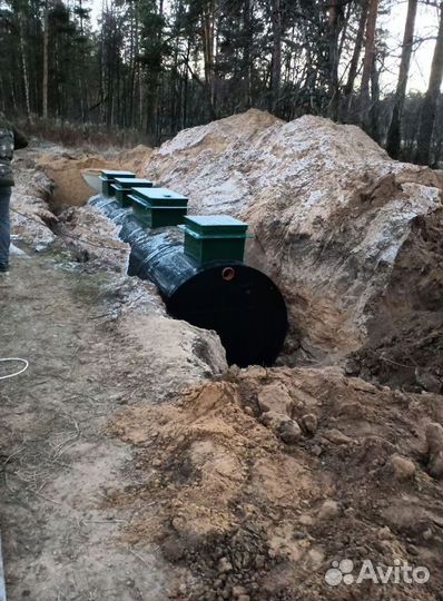 Установка септика под ключ