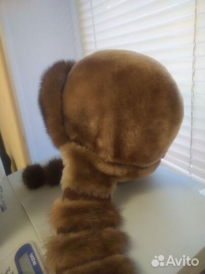 Шапка ушанка женская натуральный мех