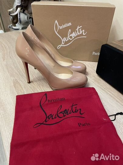 Туфли christian louboutin 38.5