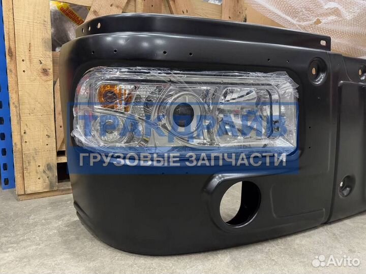 Бампер передний Маз 65014 (металл) в сборе