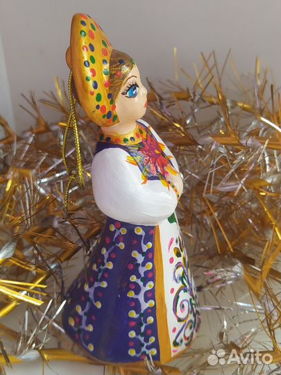 Царевна, аленький цветочек (ëлочная игрушка)