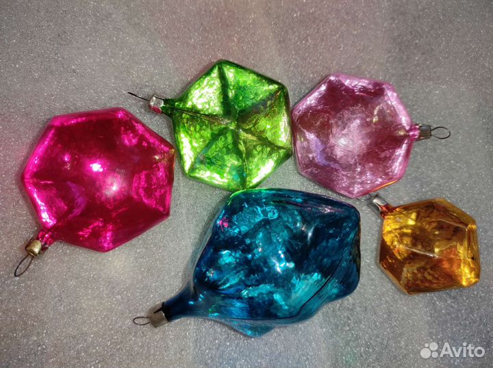 Кристаллы СССР елочные игрушки