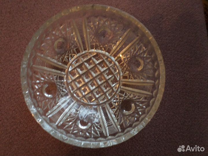 Ваза хрустальная