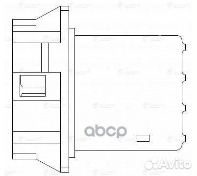 Резистор вентилятора отопителя салона nissan Qa