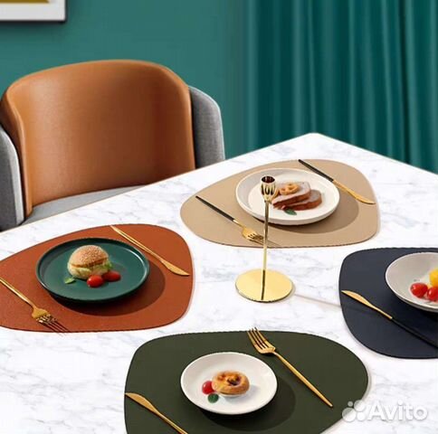 Плэйсматы 4шт, сервировочные салфетки на стол