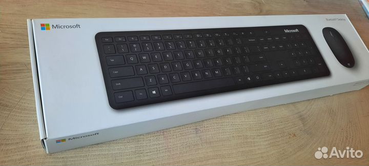 Microsoft bluetooth desktop комплект клава мышь