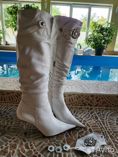 Сапоги женские натуральная кожа