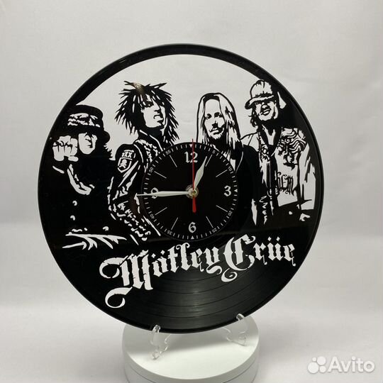 Группа Motley Crue №1 часы из винила