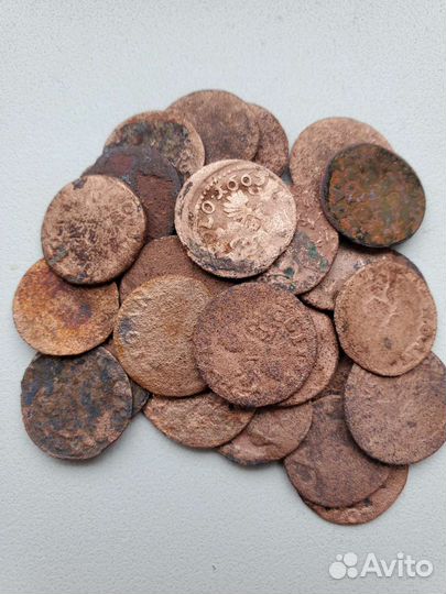 Боратинки,солиды 17 века-медные монеты Рос