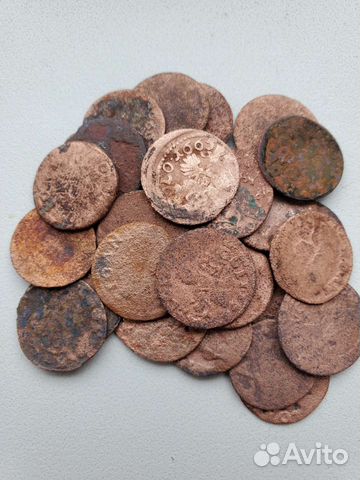 Боратинки,солиды 17 века-медные монеты Рос