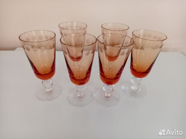 Фужеры хрустальные СССР