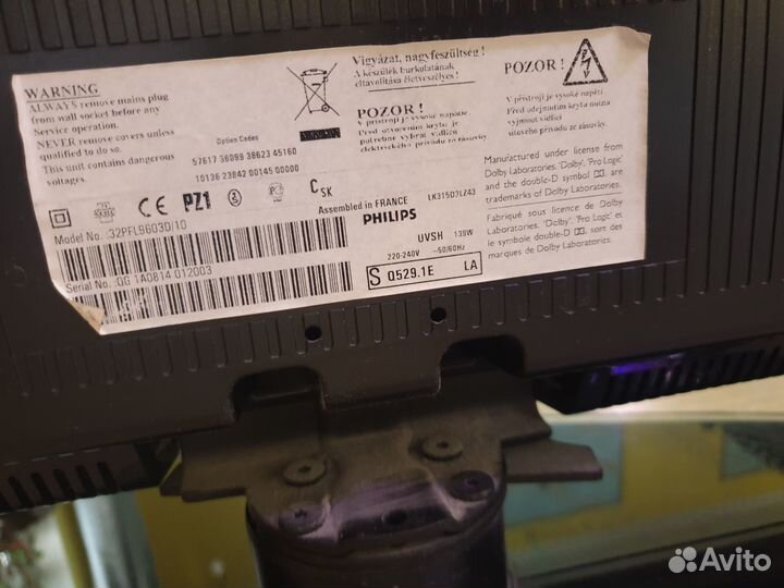 Телевизор philips диагональ 80 см