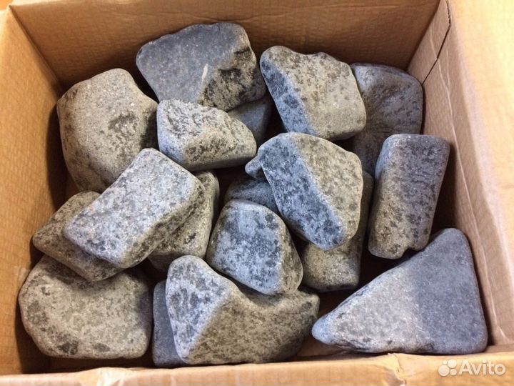 Камни для бани,сауны Ежевичный кварцит галтованный