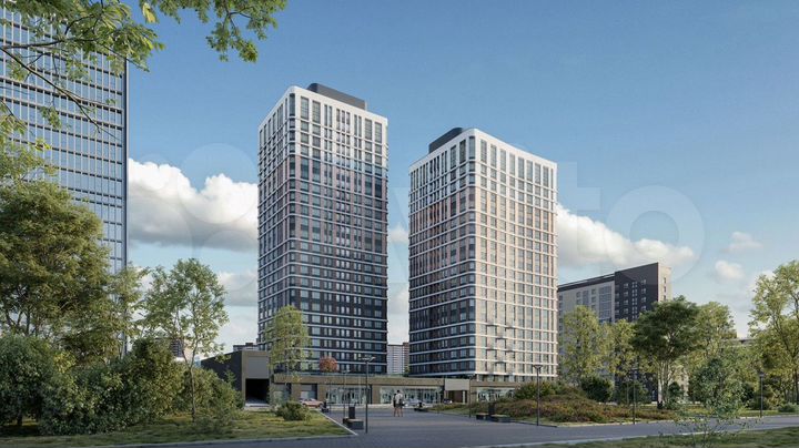 3-к. квартира, 77,6 м², 21/24 эт.