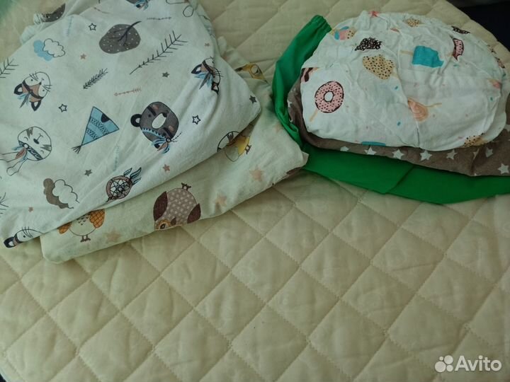 Круглая, овальная кроватка