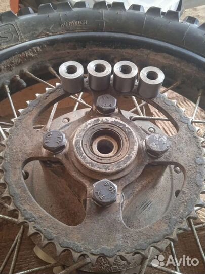 Втулки железные в заднее колесо китайского эндуро