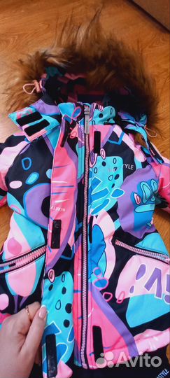 Зимний костюм для девочки 98 104