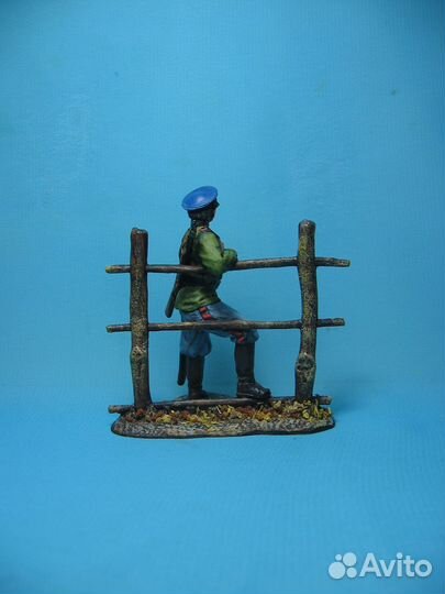 Оловянная миниатюра.Донской казак. 54мм