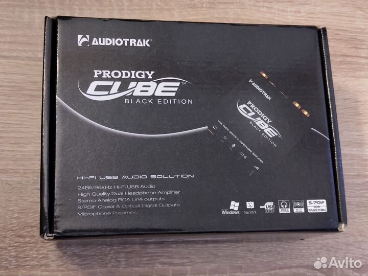 Внешняя звуковая карта Audiotrak Prodigy Cube