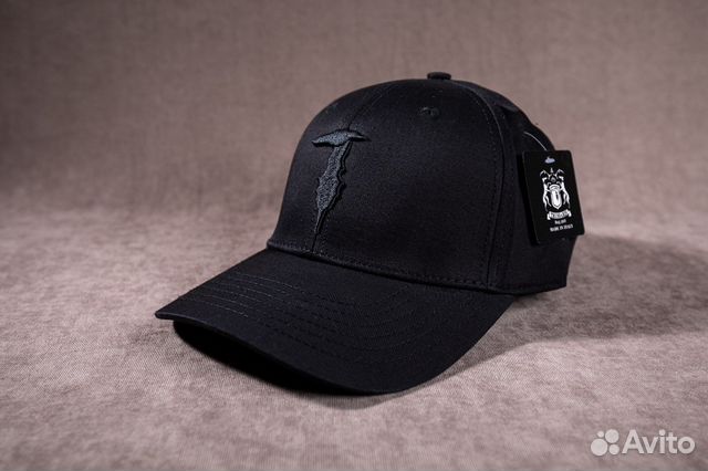 Бейсболка trussardi мужская черная