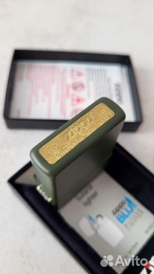Zippo digital green matte