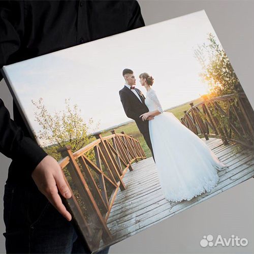 Печать фото на холсте. Портрет по фото