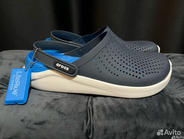 Crocs LiteRide Кроксы Сабо синие