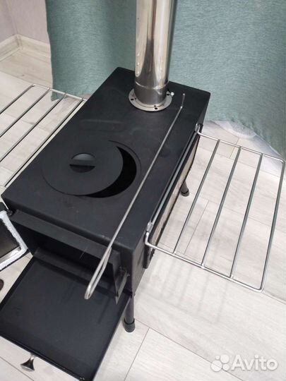 Печь камин походная