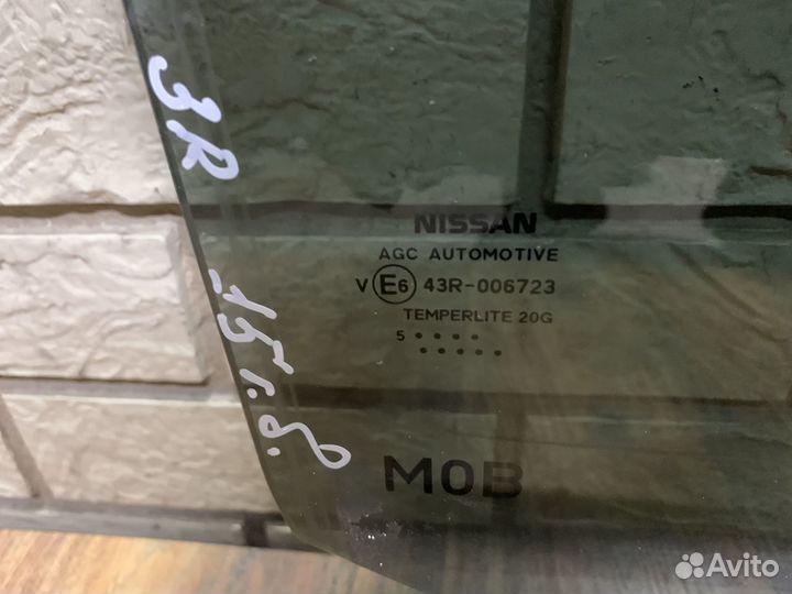 Nissan X-Trail T32 Стекло двери задней LH RH