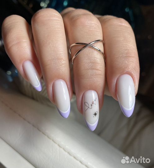 Маникюр с укреплением (все включено)
