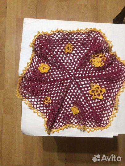 Салфетка ручной работы из ириса