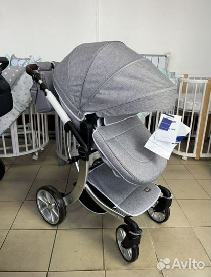 Коляска 3в1 Новая трансформер (Grey )
