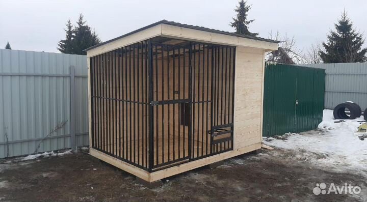 Вольер для собак с зимником
