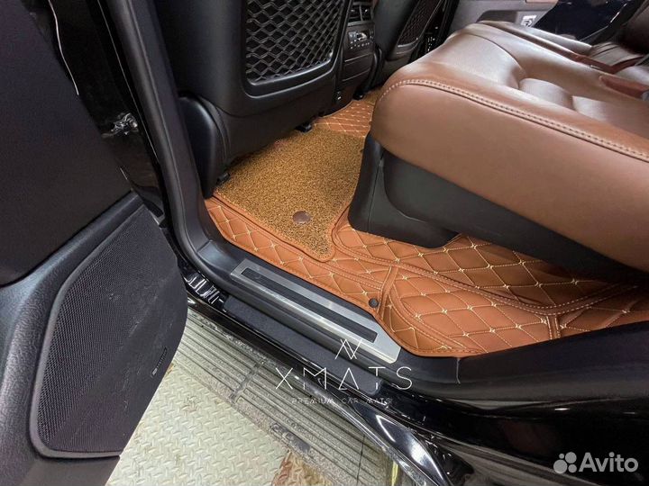 3D коврики из экокожи для Toyota Land Cruiser 200