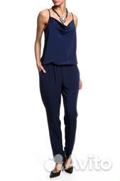 Синий комбинезон mohito