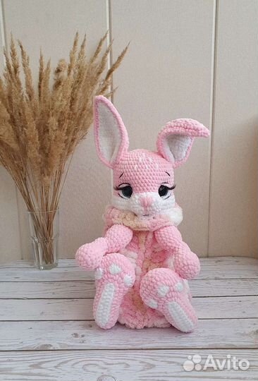 Заяц игрушка пижамница