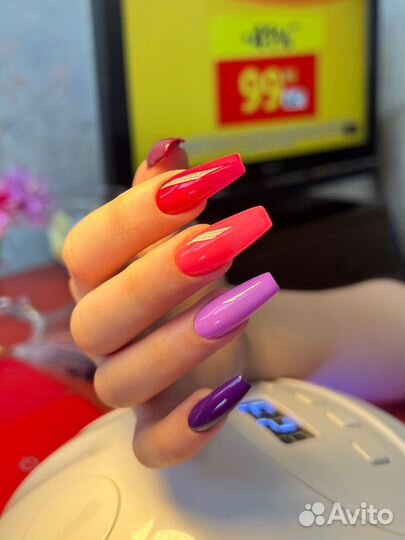 Гель лак, наращивание ногтей