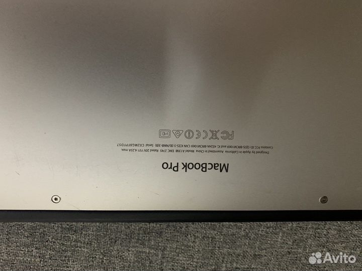 Macbook Pro 15 retina late 2013 (A1398) 16/256gb