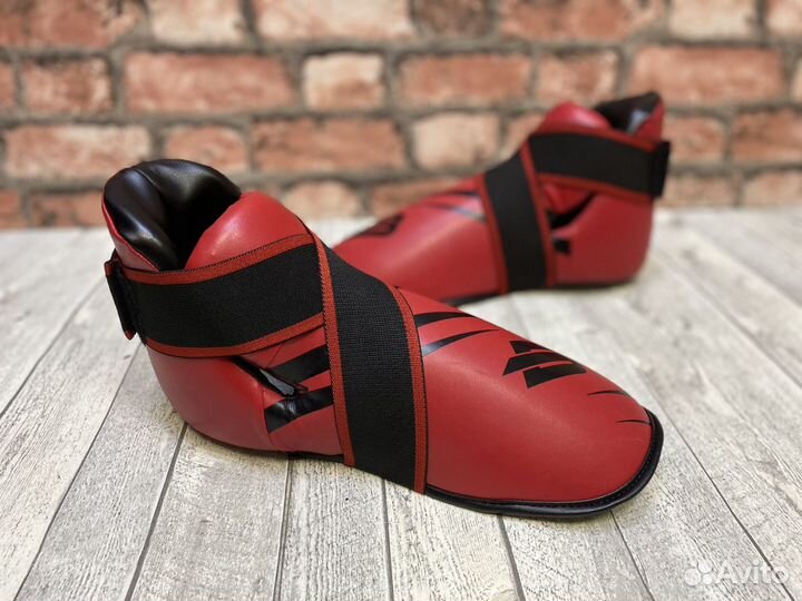 Футы для тхэквондо/кикбоксинга BoyBo New Red