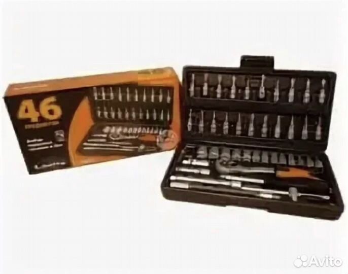 Набор инструментов 46 предметов Lavita