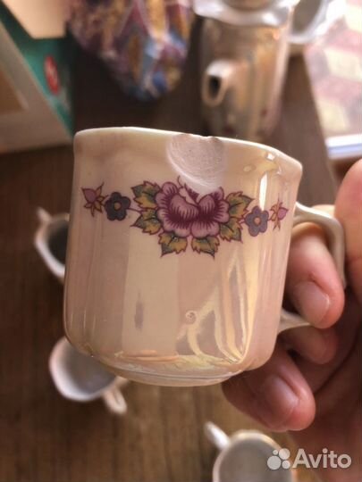 Сервиз кофейный фарфор Амур