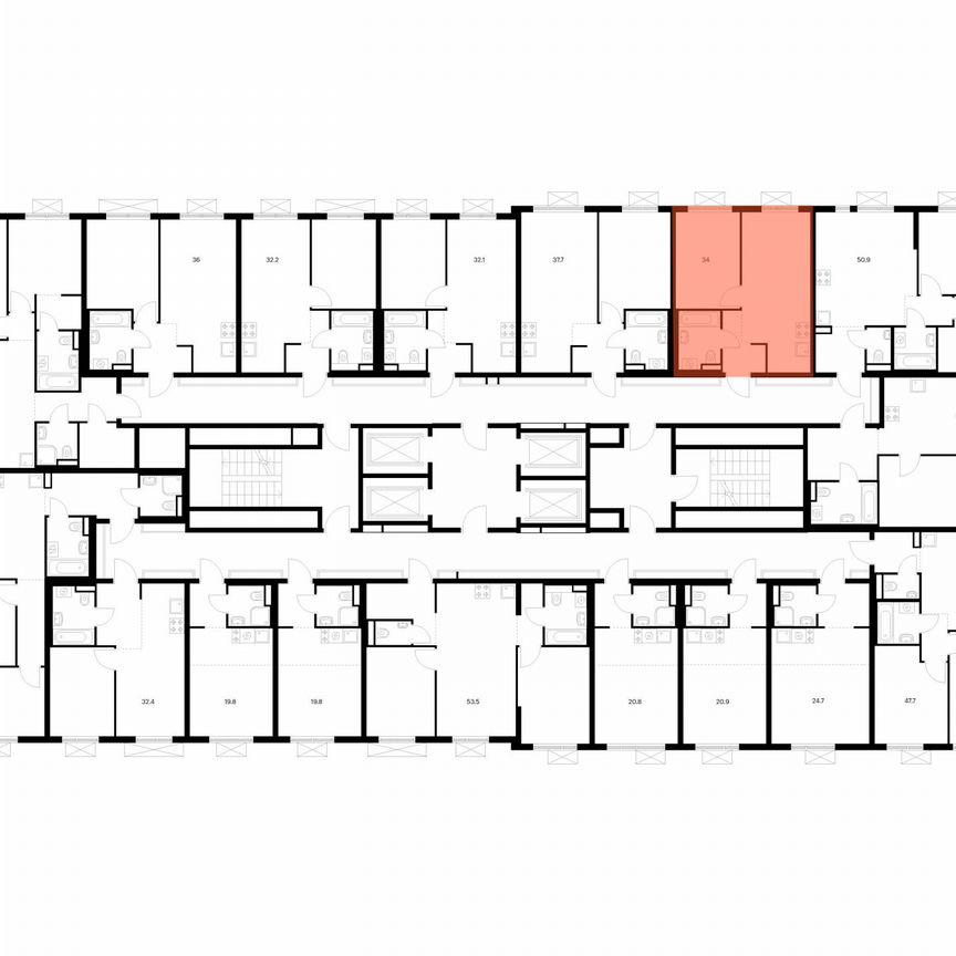 1-к. квартира, 34 м², 15/24 эт.