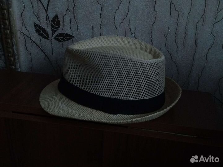 Шляпа мужская плетёная