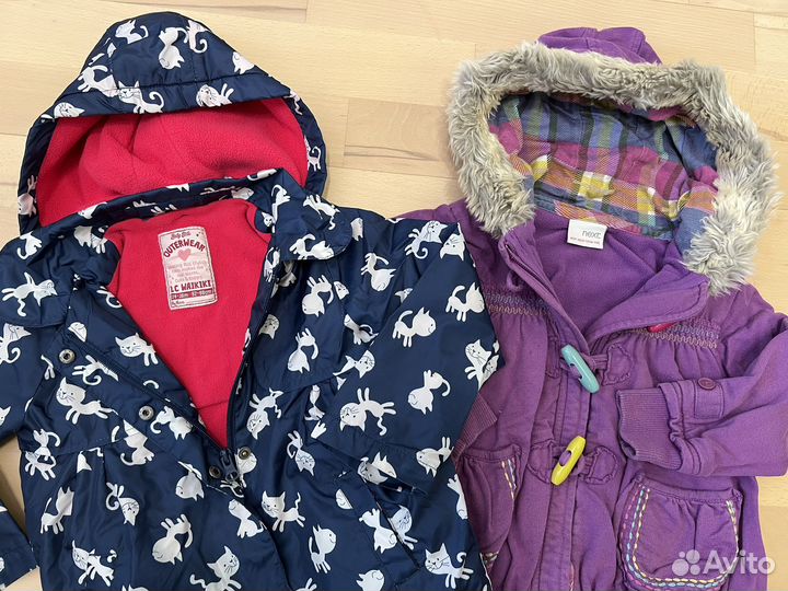 Пакет Next,Lassie, Hello Kitty, H&M. 90-98