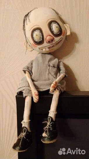 Подарок кукла зомби ручной работы