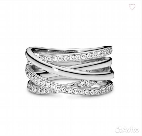 Оригинальное кольцо Pandora серебро 925