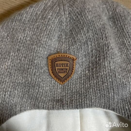 Шапка шлем котик