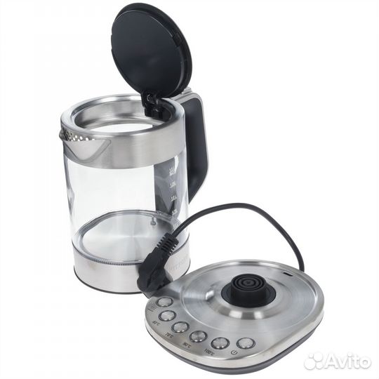 Электрочайник Kitfort KT-616 серебристый