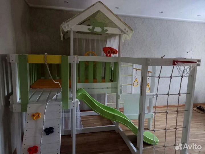 Игровой комплекс домик горка в квартиру доставка